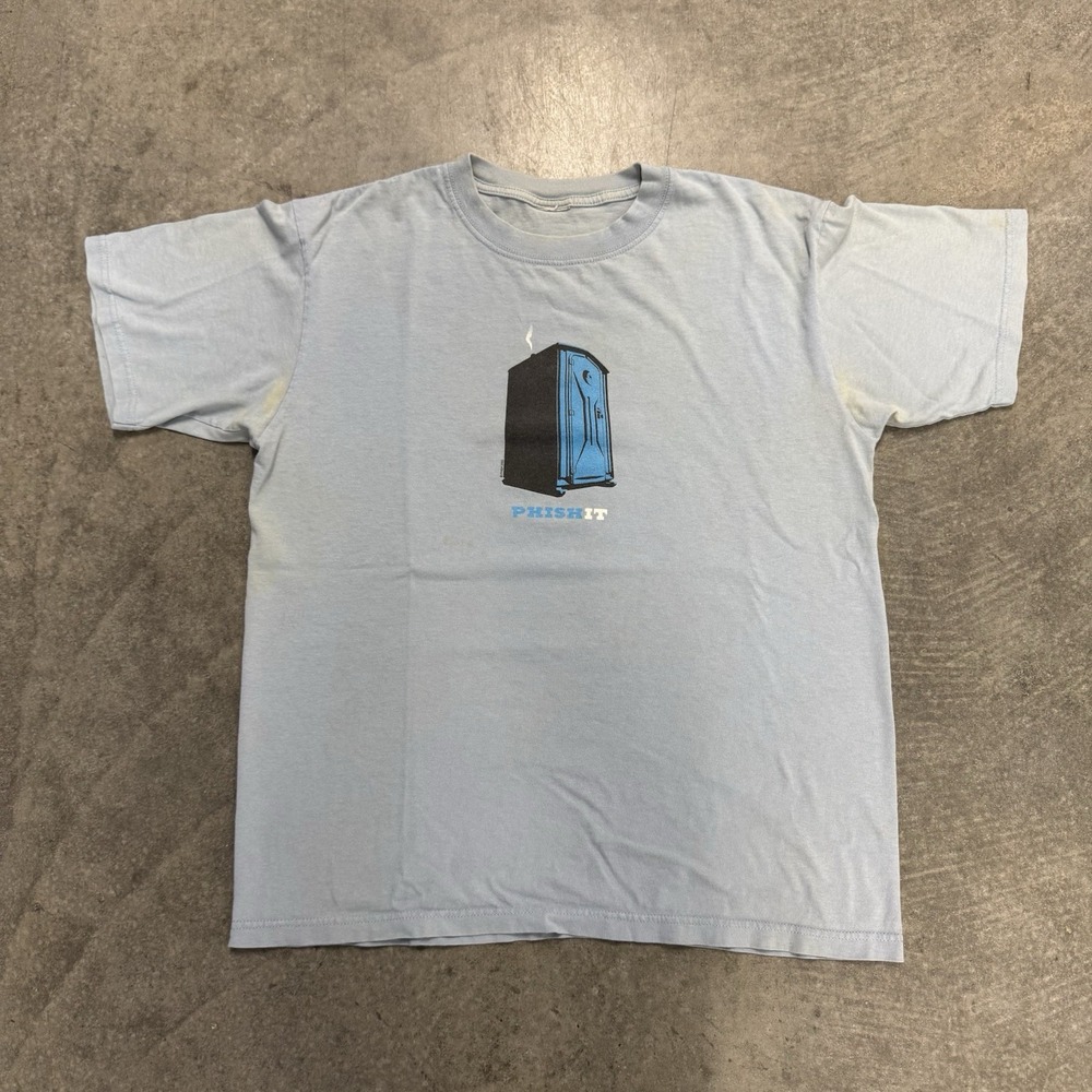 Vintage 2003 Phish IT Festival T Shirt Medium Limestone Maine Porta Potty
